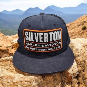 Harley Davidson Adjustable Snapback Cap Silverton Colorado Flat Bill